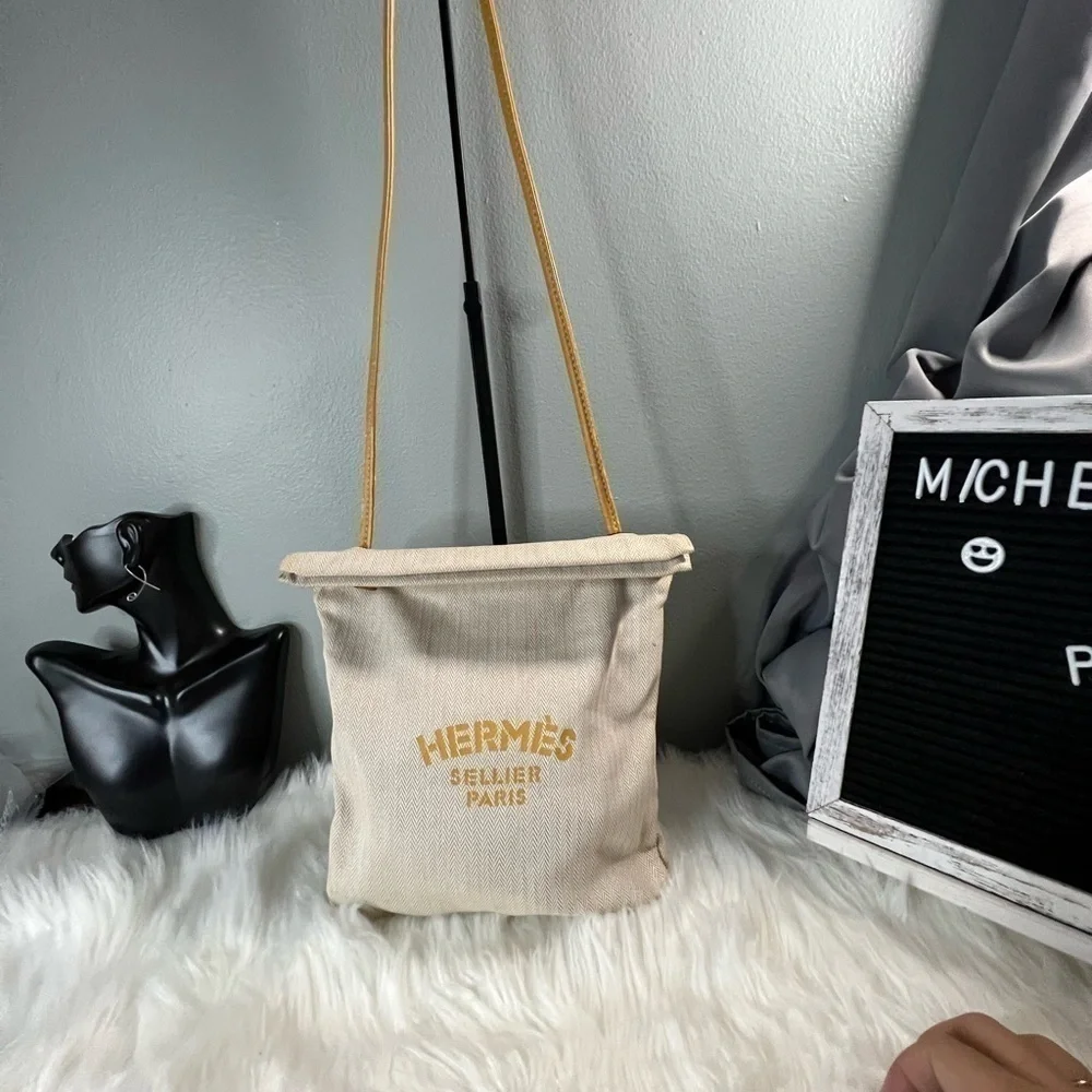 HERMES aline pm canvas bag